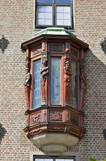 Norge Prints: Detail of a house in Bergens Old Town. Bergen, Norway