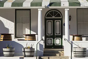 Montagu Prints: House in Cape Dutch style, Montagu, Western Cape, South Africa