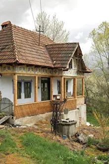 Romania Prints: Former house of Elisabeta Rizea