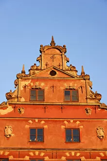 Detail of a house in Gamla Stan. Stockholm, Sweden