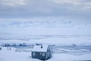 House in snow, Tiniteqilaq, E. Greenland
