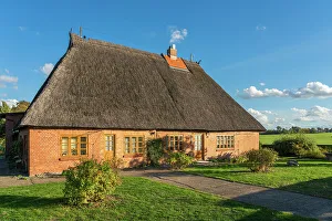 Wismar Prints: House with traditional thatched roof