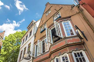 Federal State Prints: Houses in the historic Schnoor district, Bremen, Germany