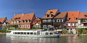 Traditional Building Prints: Houses of Klein Venedig (Little Venice) along River Regnitz, Bamberg (UNESCO World