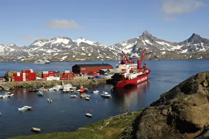 Houses, Tasiilaq, Ammassalik, Greenland