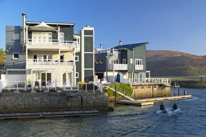 Garden Route Prints: Houses on Thesen Island, Knysna, Western Cape, South Africa