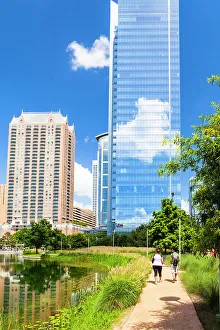 Skyscapers Prints: Houston Skyline, Texas, USA