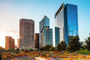 Places Prints: Houston Skyline, Texas, USA