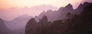 Anhui Province Prints: Huang Shan Mountains