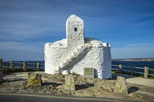 Newquay Prints: Huers hut, Newquay, Cornwall, England, UKhistoric