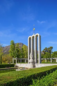 Monuments Prints: The Huguenot Monument Symbolising the Holy Trinity