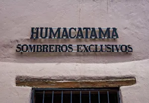 Images Dated 9th October 2018: Humacatama Hat Maker Shop, La Ronda Street, Old Town, Quito, Pichincha Province, Ecuador