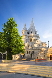Hungary, Central Hungary, Budapest. Fishermans Bastion takes its name from
