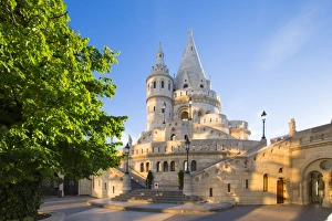 Hungary, Central Hungary, Budapest. Fishermans Bastion takes its name from