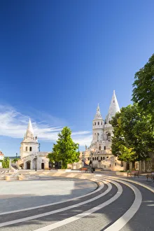 Hungary, Central Hungary, Budapest. Fishermans Bastion takes its name