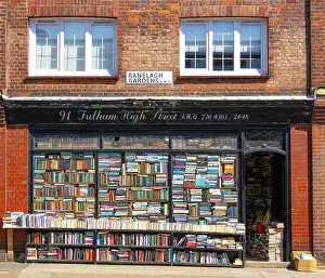 Bookshops Prints: Hurlingham Books, one of the oldest independent bookshops in London, England