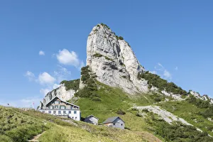 Cable Car Prints: The hut of Saxer Lucke, Appenzell Canton, Alpstein Range, Switzerland