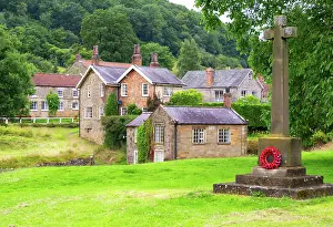 Yorkshire Prints: Hutton-le-Hole, a picturesque and historic village in the North York Moors National Park