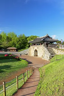 City Walls Prints: Hwaseomun Gate of Hwaseong Fortress (UNESCO World Heritage Site)