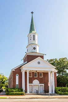 Tampa Prints: Hyde Park Presbyterian Church, Hyde Park, Tampa, Florida, USA