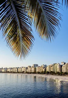 State Of Rio De Janeiro Prints: Icarai Beach and Neighbourhood, Niteroi, State of Rio de Janeiro, Brazil