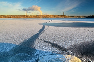 Delicate Prints: Ice and frost patterns on Kelly Lake, Greater Sudbury, Ontario, Canada