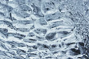 Altantic Prints: Ice detail of iceblock - Iceland, Eastern Region, Jokulsarlon - Vatnajokull National Park
