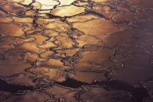 Ice impression building pancake ice - Greenland, Northeast Greenland National Park