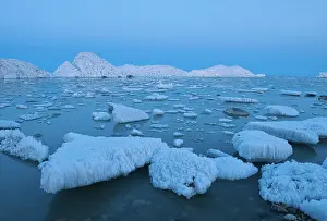 Prairie Province Prints: Ice on Lake Winnipeg Winnipeg Beach, Manitoba, Canada