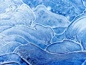 Abstract Collection: Ice Patterns, Lake District National Park, Cumbria, England