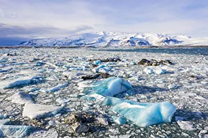 Jokulsarlon Prints: Iceberg, Jokulsarlon Glacier Lagoon, Hofn, Iceland, Europe