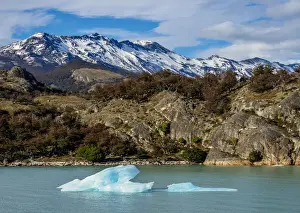 Iceberg on Lake Argentino, Los Glaciares National Park, Santa Cruz Province, Patagonia