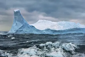 Sea Smoke Prints: Iceberg near Zavodovski Island - South Sandwich Islands, Zavodovski Island