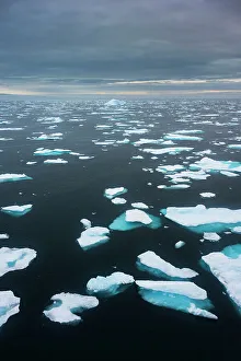 Arctic Cirlce Prints: Icebergs in the Arctic Cirlce, Baffin Bay, Canada