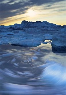 Disko Bay Prints: Icebergs, Disko Bay, Greenland