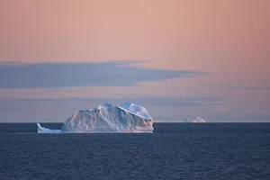 Danish Territory Prints: Icebergs in the High Arctic, Northern Greenland
