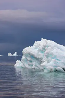 Inuit Prints: Icebergs off the coast of Etah