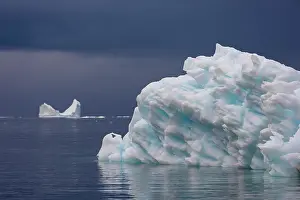 Inuit Prints: Icebergs off the coast of Etah