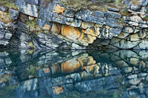 Images Dated 3rd May 2023: Icefields Parkway, Horseshoe Lake detail, Jasper National Park Jasper National Park Alberta Canada