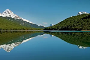 Reflected Prints: Icefields Parkway. Lower Waterfowl Lake