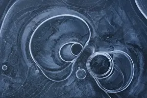 Form Prints: Iceland, Austurland, Ice formation in a frozen pond near Jokulsarlon
