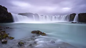 Godafoss Prints: Iceland, Myvatn, Goðafoss, Godafoss, waterfalls of the gods