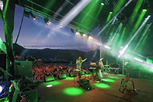 Crowd Gallery: The Icelandic singer Daði Freyr performing at G! Festival in the village of Syðrugota