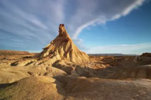 Summer Colours Prints: the iconic rock formation called Castel de Tierra during a warm summer sunrise