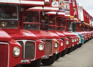 Images Dated 28th August 2014: Iconic Routemasters at their 60th anniversary, Finsbury Park, London, UK
