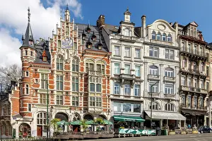 Iconic, traditional architecture, Coudenburg, Brussels, Belgium