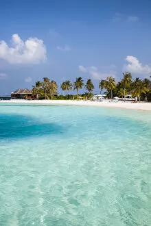 Idyllic beach in the Maldives