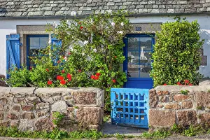 Cotes Darmor Prints: Idyllic house in the small port of Saint-Guirec