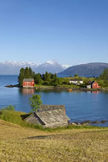 Images Dated 17th November 2010: An idyllic rural island in the Hardanger Fjord, Hordaland, Norway