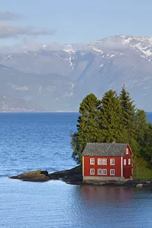 Dwelling Gallery: An idyllic rural island in the Hardanger Fjord, Hordaland, Norway